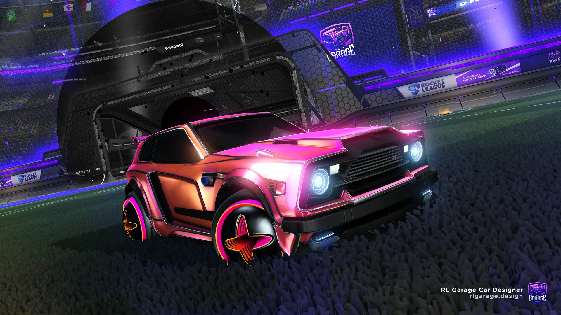 A Rocket League car design by DreamChasers