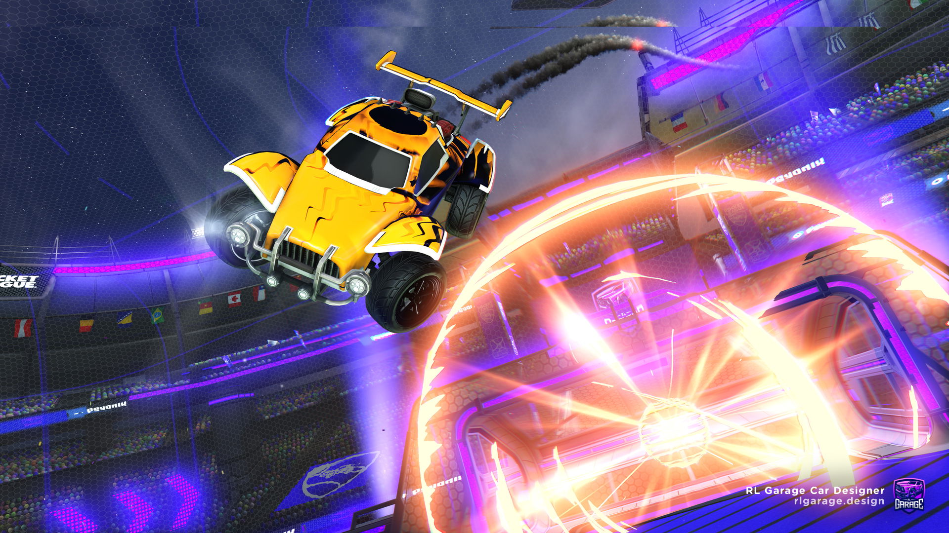 A Rocket League car design by Mondayy