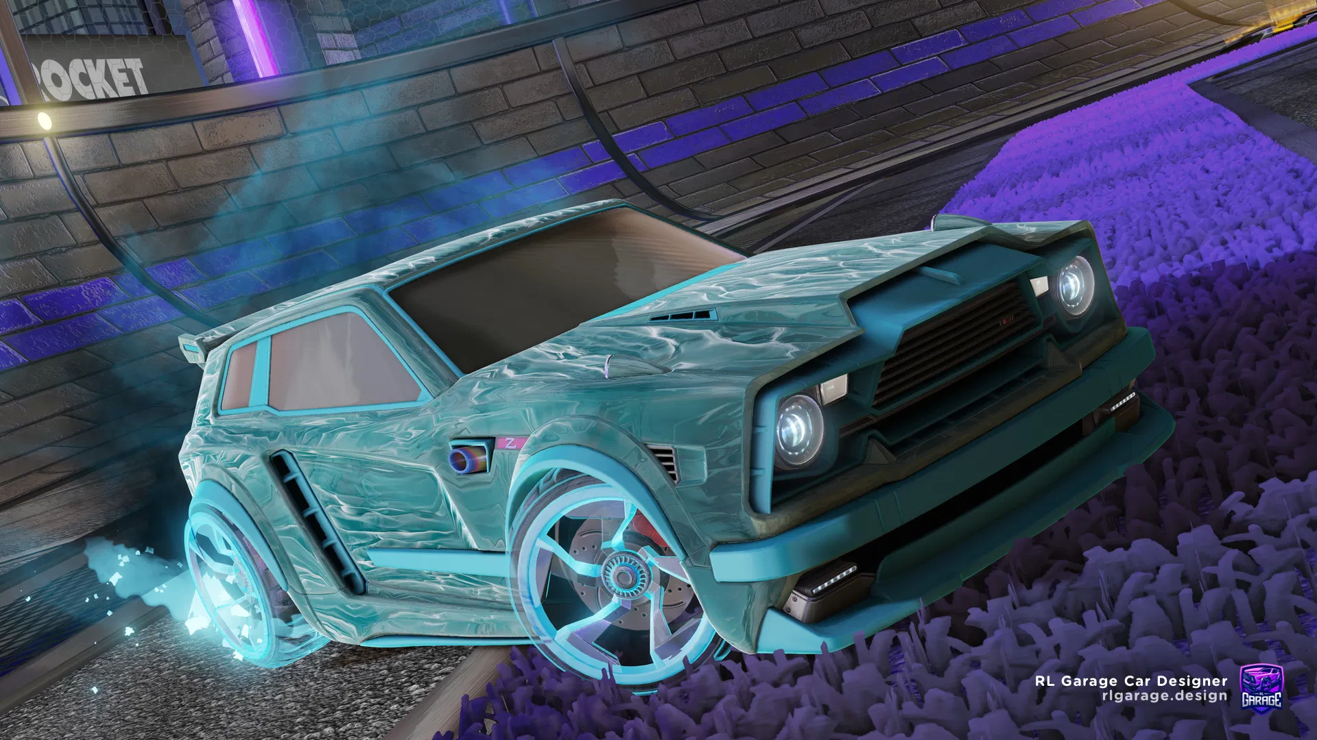 Sky Blue Car Designs - Rocket League 