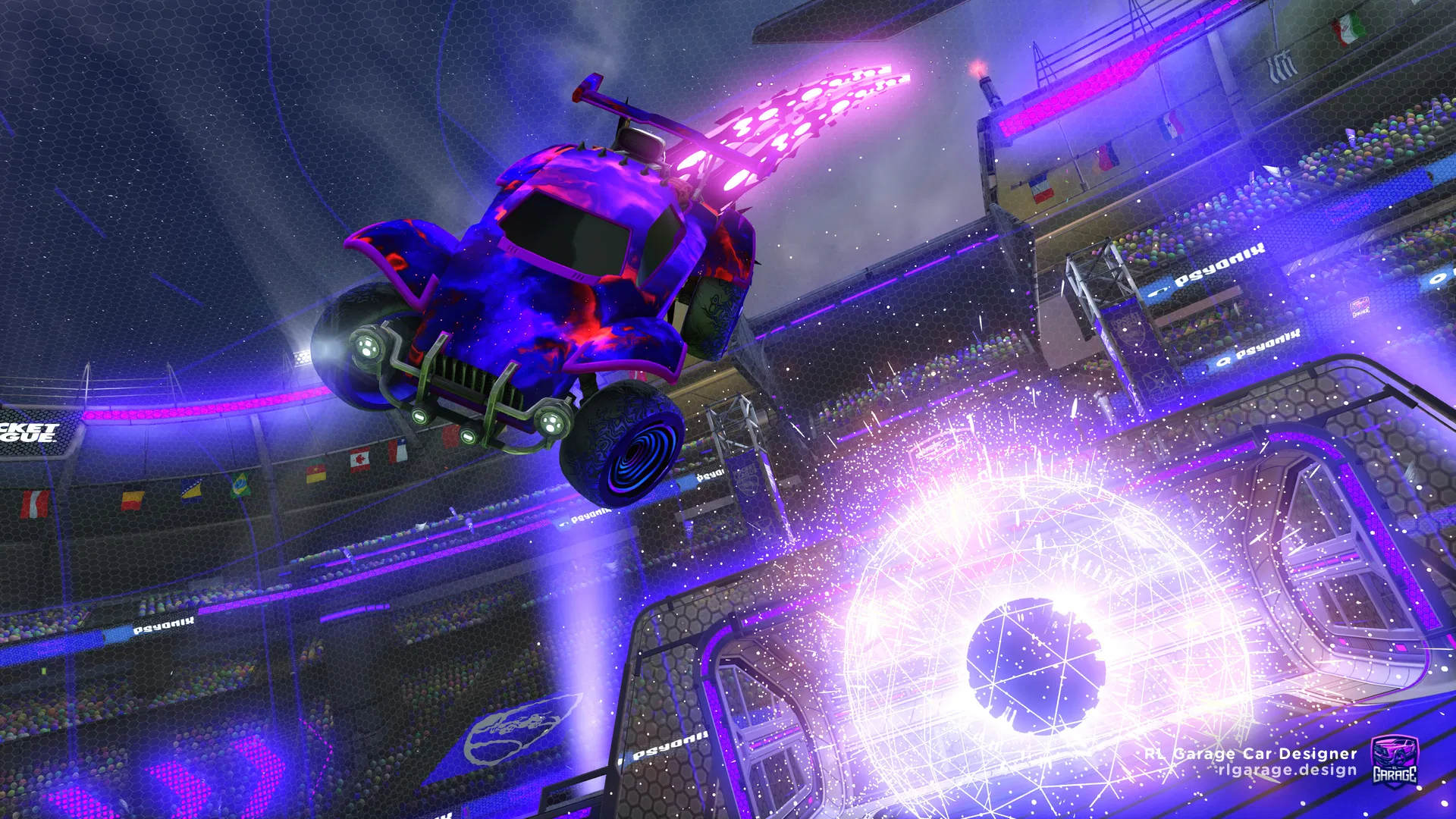 A Rocket League car design by WhyWasISuspended