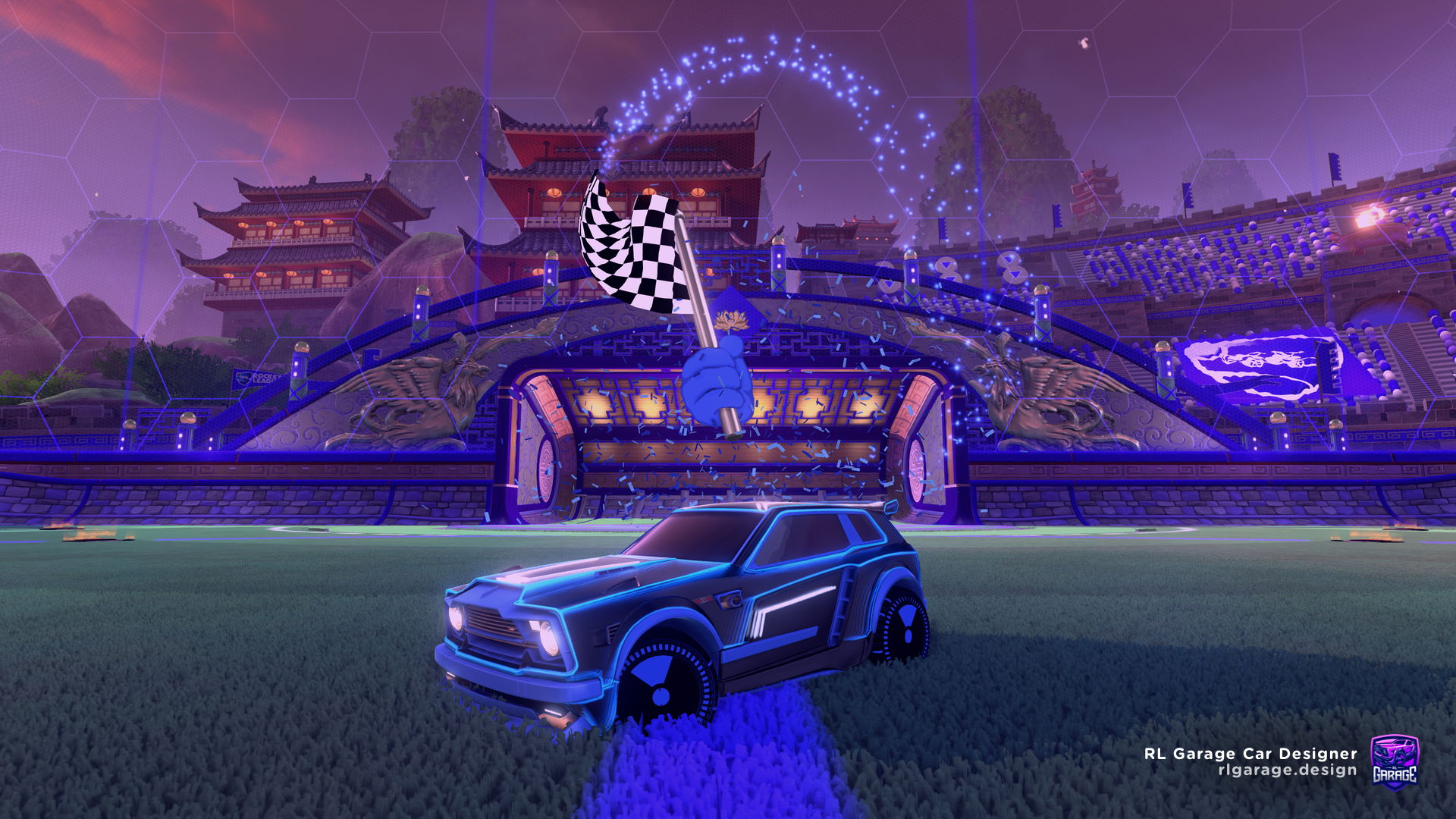 A Rocket League car design by Vxndxlod