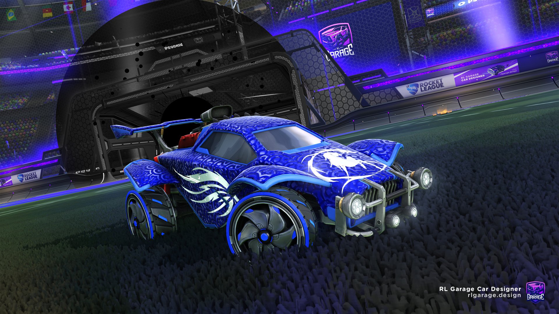 A Rocket League car design by OrthodoxCow2158